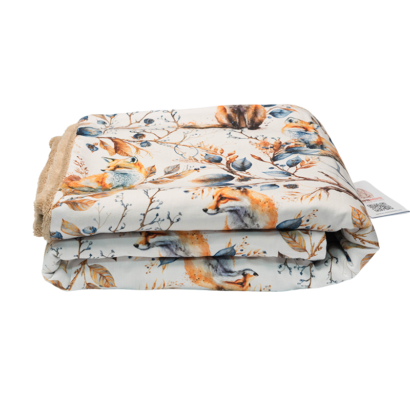 Păturică Minky Vulpe Maro 100 x 75 cm - Image 2