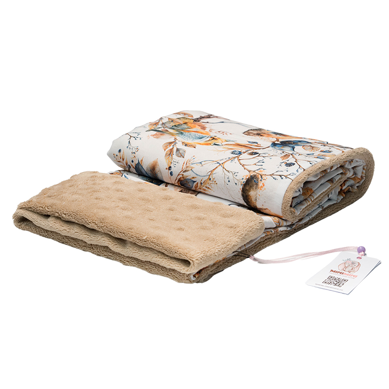 Păturică Minky Vulpe Maro 100 x 75 cm - Image 3