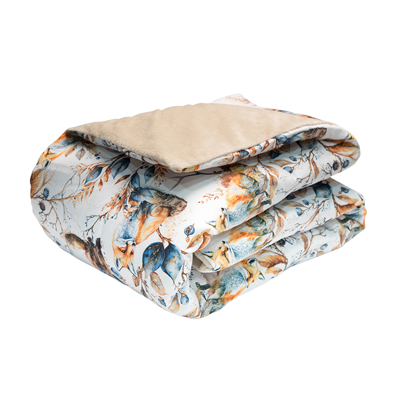 Păturică de iarnă Minky Neted Vulpe Bej 100 x 75 cm - Image 2