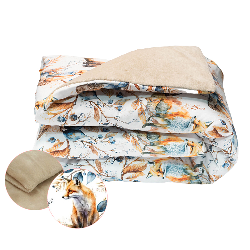 Păturică de iarnă Minky Neted Vulpe Bej 100 x 75 cm