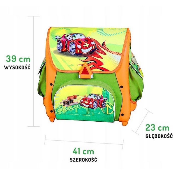 Ghiozdan școlar Tournister Cars, Ecotoys - Image 5