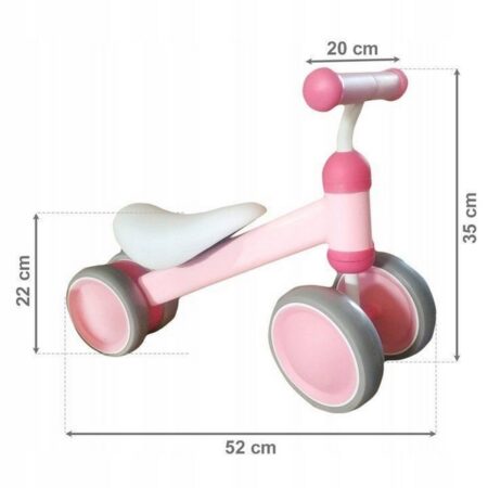 Bicicletă fără pedale Ecotoys JM-118 - Roz
