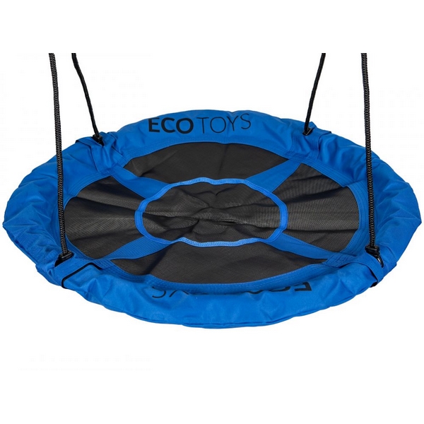 Leagăn de Grădină Ecotoys 110 Cm, 150 kg, Albastru - Image 2