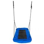 Leagăn de Grădină dreptunghiular Ecotoys 110 Cm, 150 kg,  albastru