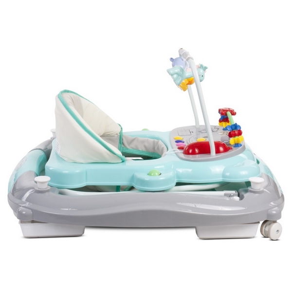 Premergător Sun Baby Pisicuță 021 cu funcție de balansoar - Turquoise Grey - Image 4