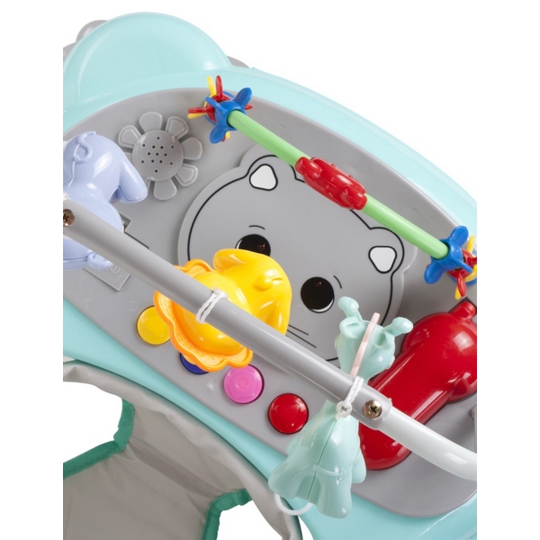 Premergător Sun Baby Pisicuță 021 cu funcție de balansoar - Turquoise Grey - Image 5