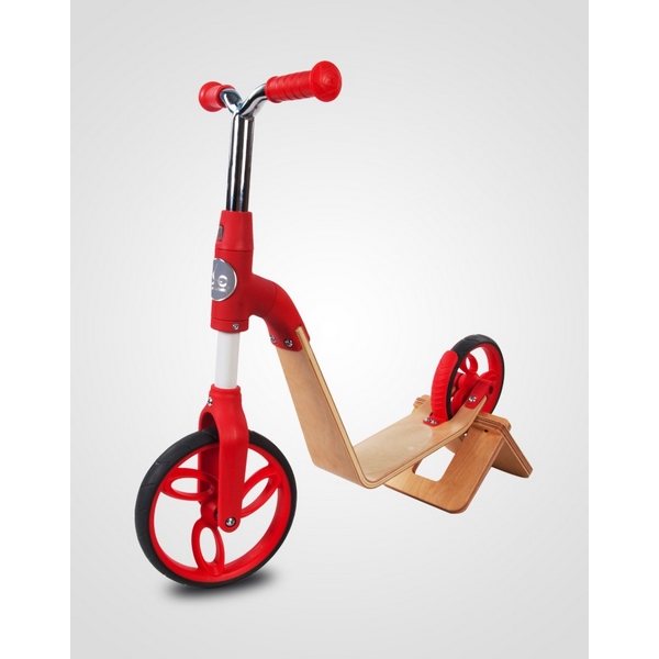 Bicicletă fără pedale/trotinetă Sun Baby 006 EVO 360 Red - Image 6