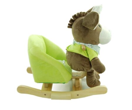 Balansoar de pluș NEFERE Măgăruș Verde