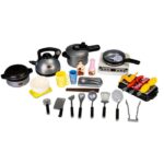 Set de barbeque cu led și sunete și 40 de elemente Ecotoys HC485972