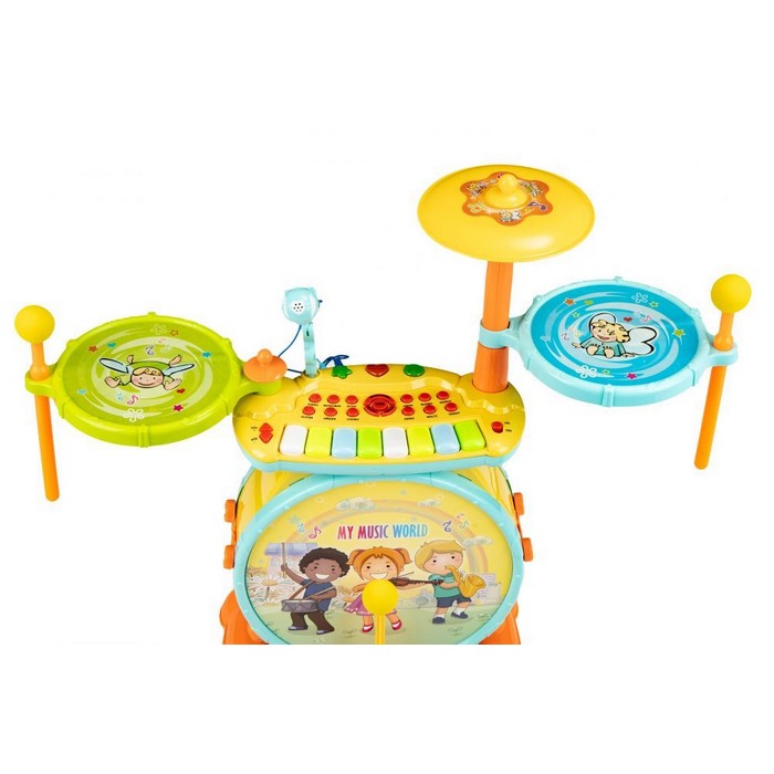 Tobe, pian și microfon pentru karaoke 2 în 1 cu LED Ecotoys HC490483 - Image 4