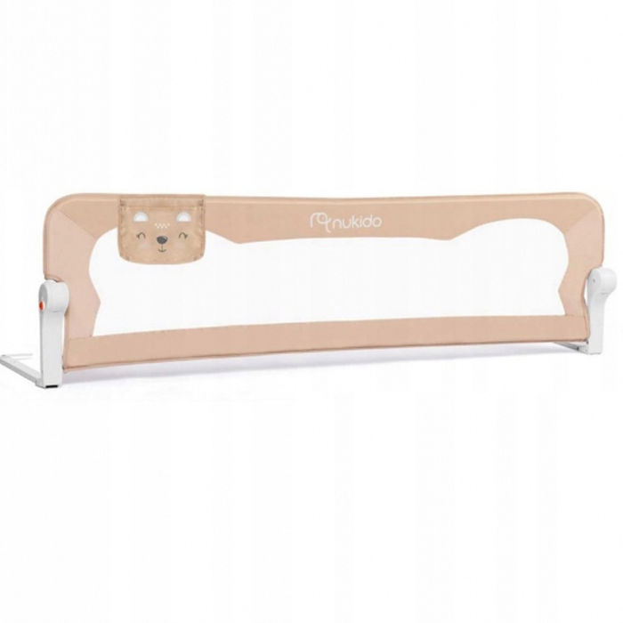Barieră de protecție pentru pat 150 x 35 x 42 cm Nukido 722201 - Bej