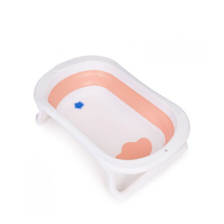 Cadita de baie cu dop de scurgere Ecotoys HA-B27 - Beige Rose