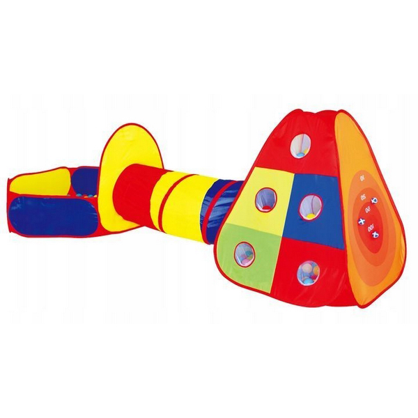 Cort de joacă cu piscina și 100 de bile