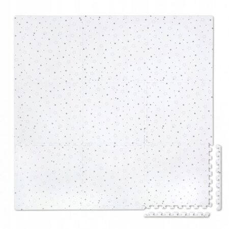 Saltea de joacă 150 x 150 cm Ricokids 7496 - Gri cu steluțe