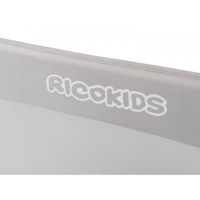 Barieră de protecție pentru pat 150 x 35 x 42 cm Ricokids - Gri - Image 3
