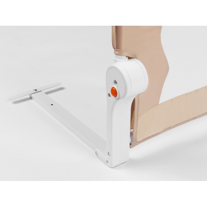 Barieră de protecție pentru pat 150 x 35 x 42 cm RicoKids - Bej - Image 2