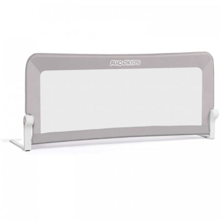 Barieră de protecție pentru pat 150 x 35 x 66 cm Ricokids - Gri
