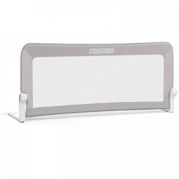Barieră de protecție pentru pat 150 x 35 x 66 cm Ricokids - Gri