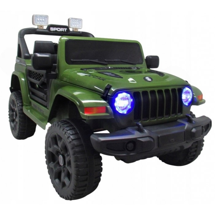 Jeep electric cu telecomandă și funcție de balansare Jeep X10 TS-159 R-Sport - Verde - Image 4