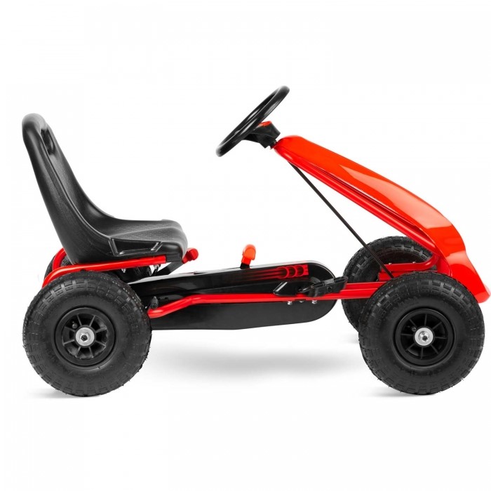 Kart cu pedale și roți gonflabile Gokart RK-593 Ricokids 759300, Roșu - Image 3