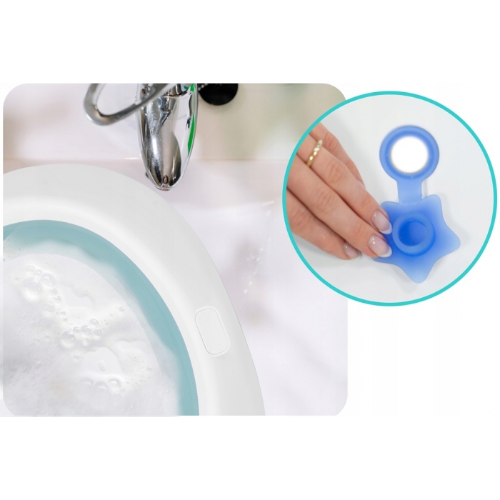 Cadiță de baie cu dop de scurgere Ricokids RK-281 - Mentă - Image 8