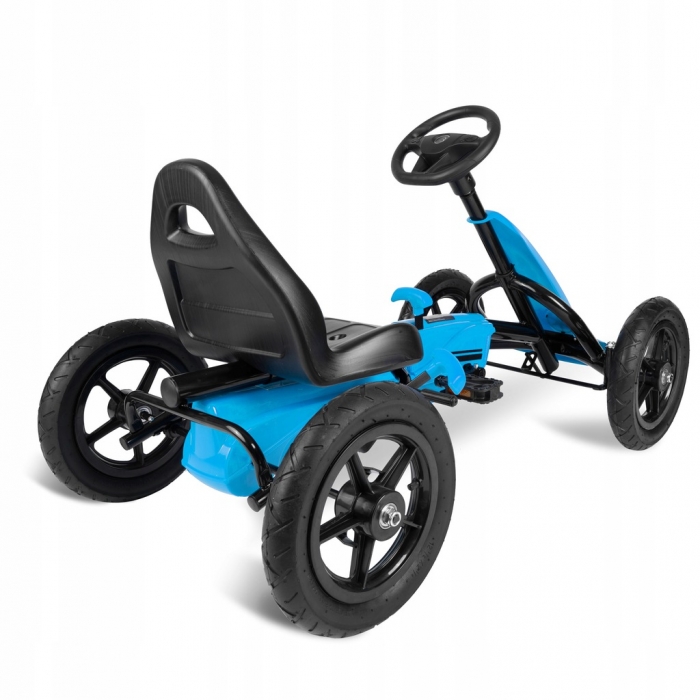 Kart cu pedale și roți gonflabile, Gokart RK-592 Ricokids 759200, Albastru - Image 2