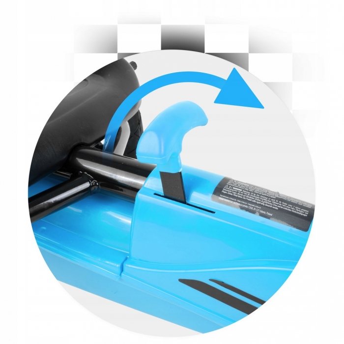 Kart cu pedale și roți gonflabile, Gokart RK-592 Ricokids 759200, Albastru - Image 8