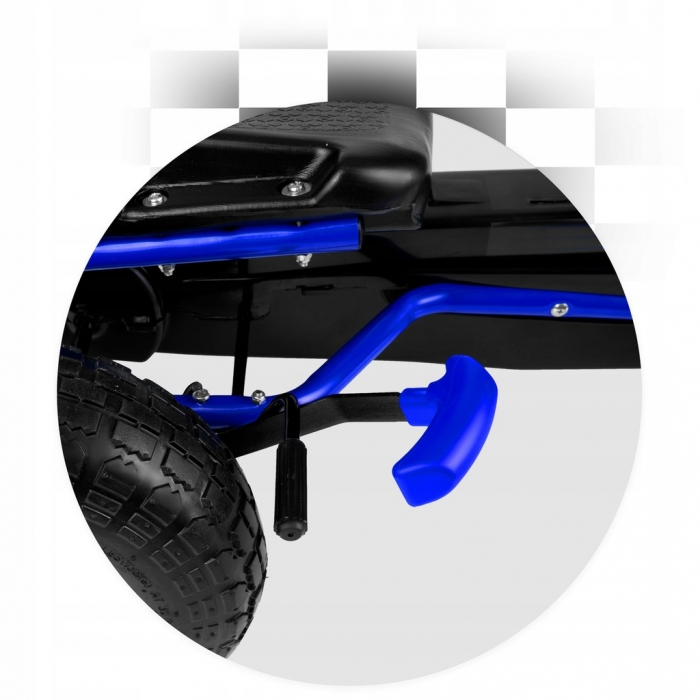 Kart cu pedale și roți gonflabile, Gokart RK-594, Ricokids 759400, Albastru - Image 9