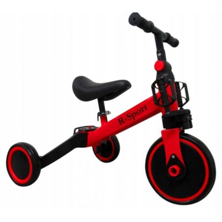 Bicicletă multifuncțională 4 în 1 cu pedale detașabile P8 R-Sport - Roșu