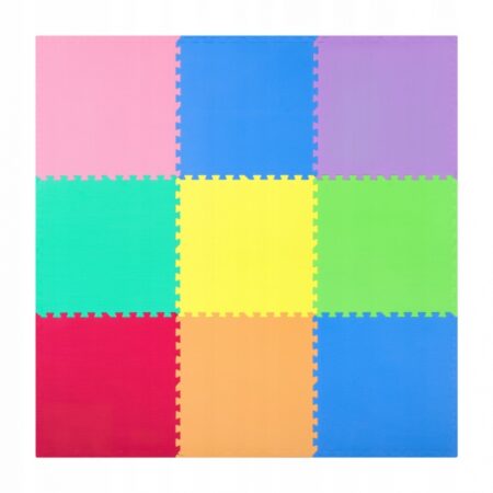 Saltea de joacă 180 X 180 cm Ricokids 7501 - Curcubeu