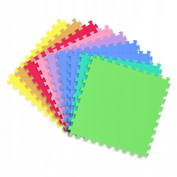 Saltea de joacă 180 X 180 cm Ricokids 7501 - Curcubeu - Image 2