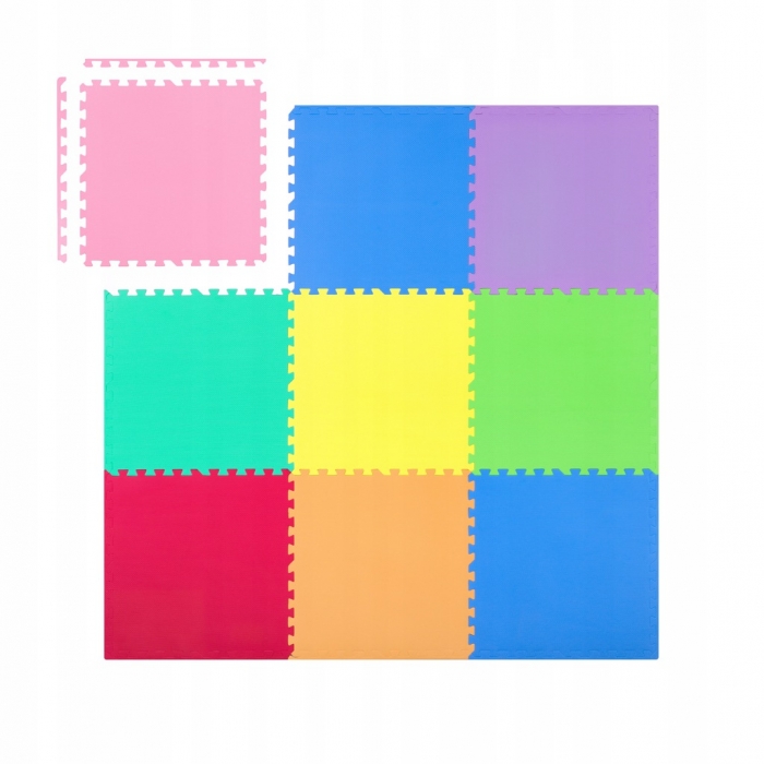 Saltea de joacă 180 X 180 cm Ricokids 7501 - Curcubeu - Image 3