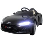 Mașinuță electrică cu telecomandă Audi R8 - 107 cm R-Sport - Negru