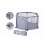 Țarc de joacă hexagonal pentru copii 122 x 106 cm Kidwell FANKO - Gri