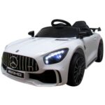 Mașinuță electrică cu telecomandă Mercedes AMG GTR-S R-Sport - Alb