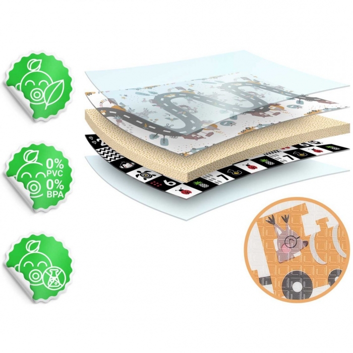 Saltea de joacă 150 x 200 x 1 cm Nukido NK-341 - Image 6