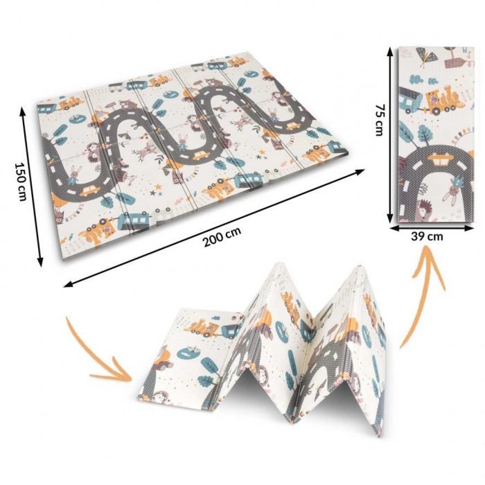 Saltea de joacă 150 x 200 x 1 cm Nukido NK-341 - Image 7