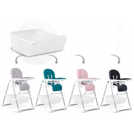 Coș de depozitare pentru scaunul de masă Nukido Tulo 704900 - Alb