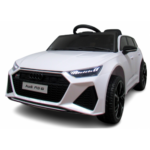 Mașinuță electrică cu telecomandă Audi RS6 R-Sport - Alb