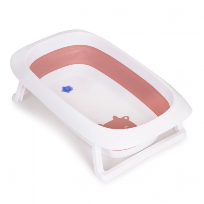 Cădiță de baie cu dop de scurgere Ecotoys HA-B31 - Roz - Image 4