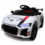 Mașinuță electrică cu telecomandă și funcție de balansare Cabrio A1 R-Sport - Alb (vârsta 1-4 ani)