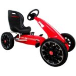 Kart cu pedale ABARTH, 3-7 ani, roți din spumă EVA, G6 R-Sport - Roșu