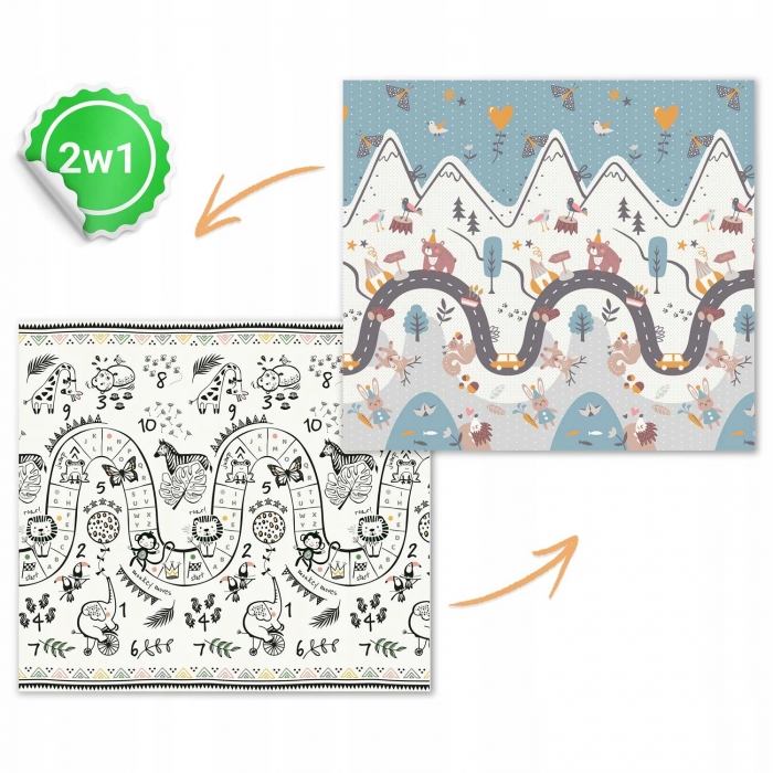 Saltea de joacă 200 x 180 x 1 cm Nukido NK-340 - Image 3