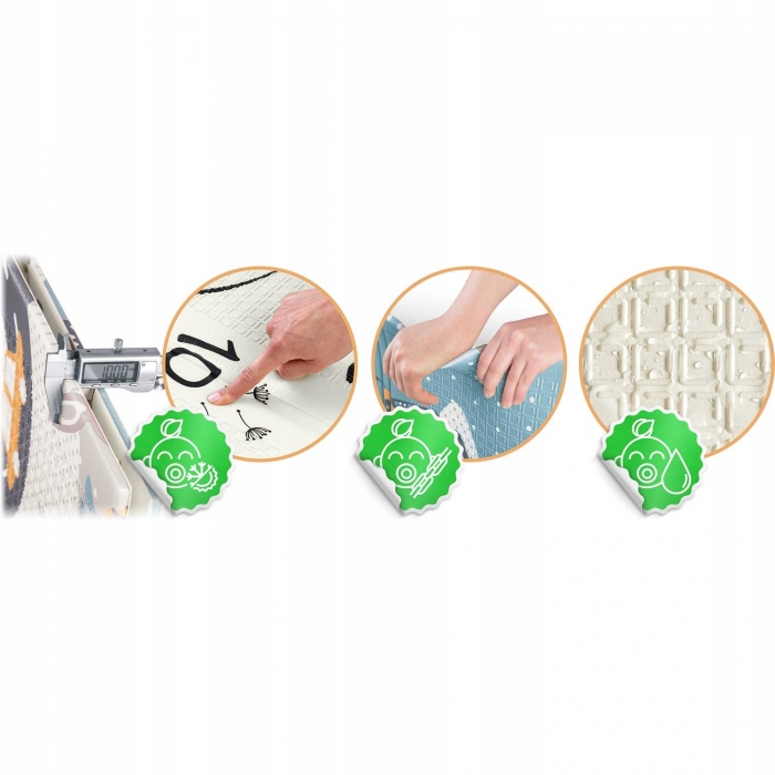 Saltea de joacă 200 x 180 x 1 cm Nukido NK-340 - Image 5