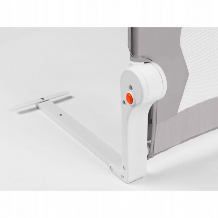 Barieră de protecție pentru pat 180 x 35 x 42 cm Nukido 722400 - Gri - Image 6