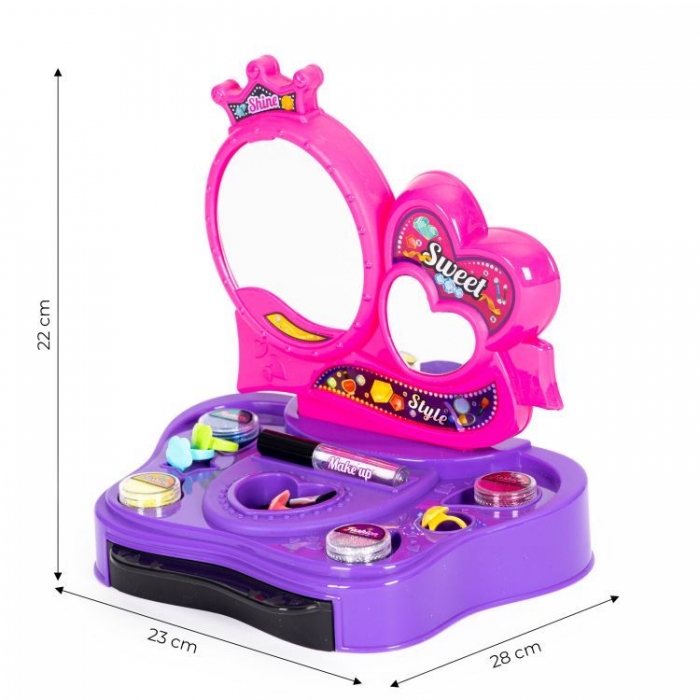 Măsuță cu accesorii pentru make-up și tatuaje Ecotoys HC577340 - Image 5