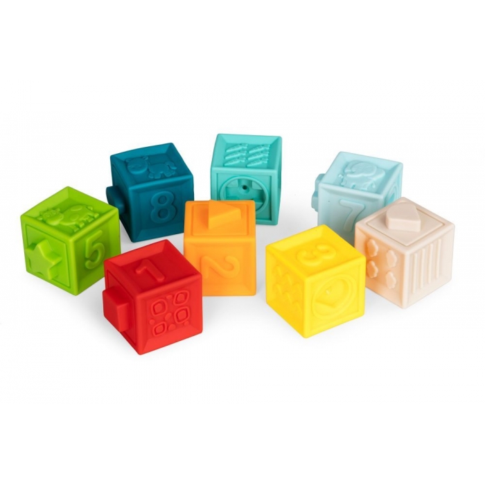 Blocuri senzoriale din cauciuc moale pentru copii Huanger HE0234 - Image 3