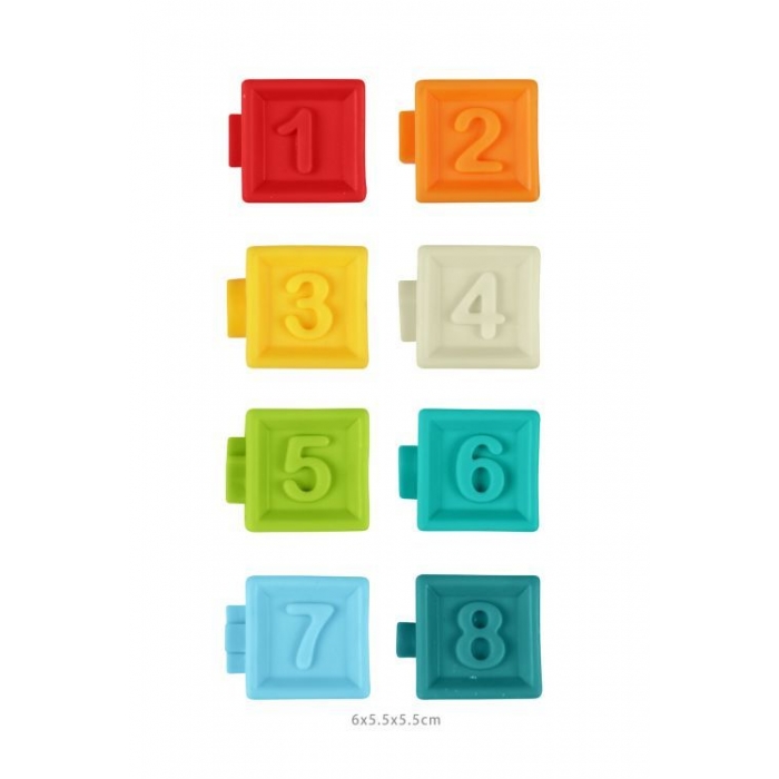 Blocuri senzoriale din cauciuc moale pentru copii Huanger HE0234 - Image 6