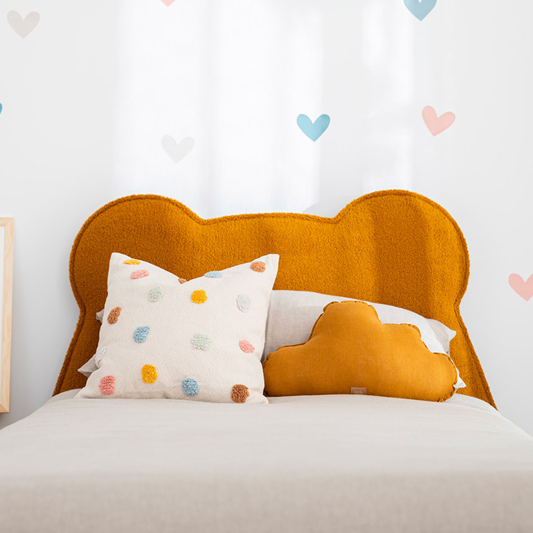 Pat tapițat ursuleț de pluș, MiniMini, 90 x 200 cm - Image 5