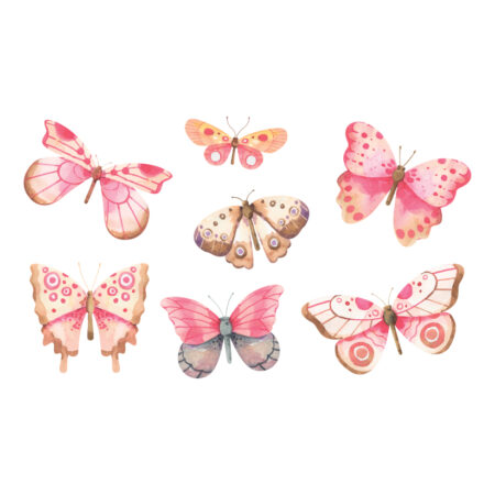 Autocolant autoadeziv rezistent la apă Fluturi